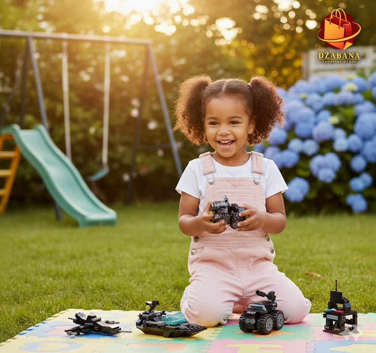 Kocke za slaganje - Policijsko vozilo 371 deo