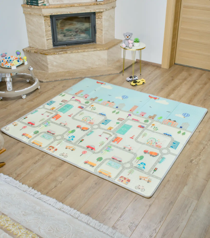 Mekana i neklizajuća podloga za igranje bebe 180x200