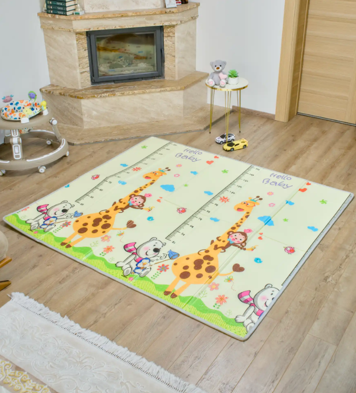 Mekana i neklizajuća podloga za igranje bebe 180x200